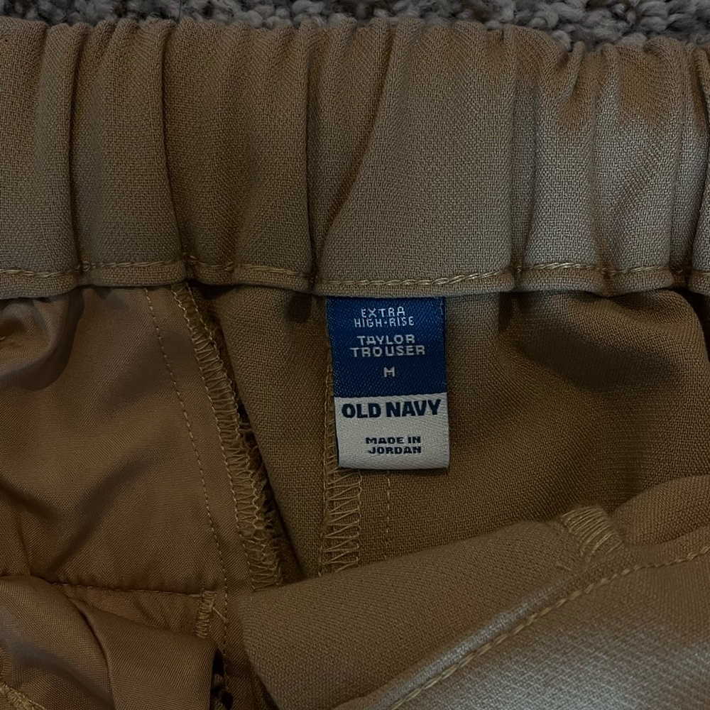 Old Navy Khaki High-Rise Trousers